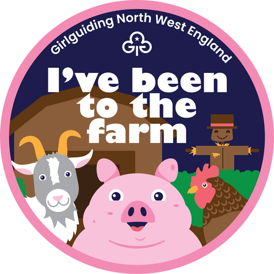 I've been to the farm woven badge