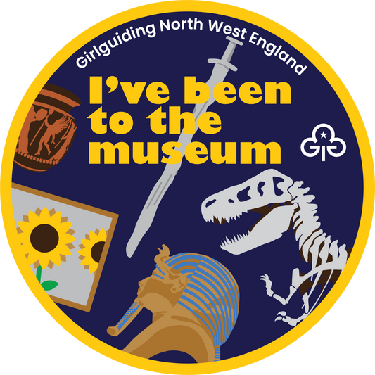I've been to the museum woven badge