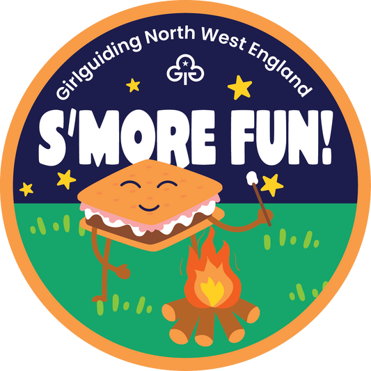 S'more Fun - Girlguiding North West England Woven Badge