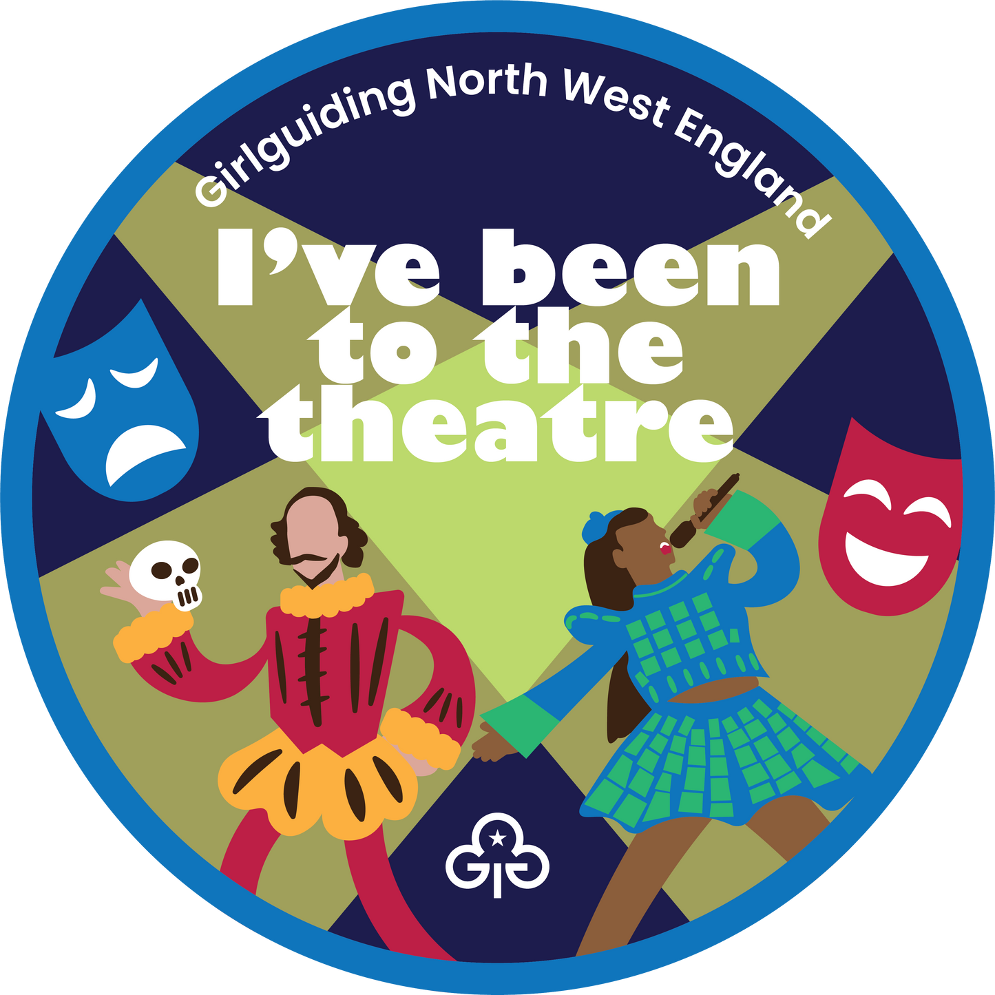 I've been to the theatre woven badge