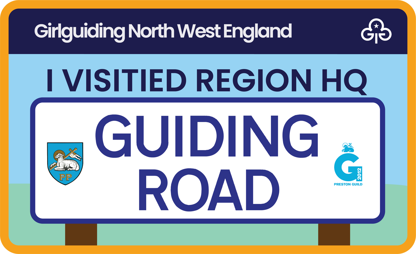 I Visited Region HQ Woven Badge