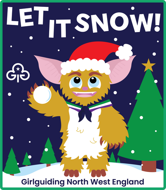 Let It Snow Region Woven Badge