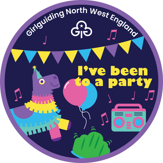I've been to a party woven badge