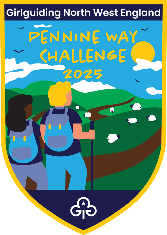 GGNWE Pennine Way Challenge 2025 Woven Badge