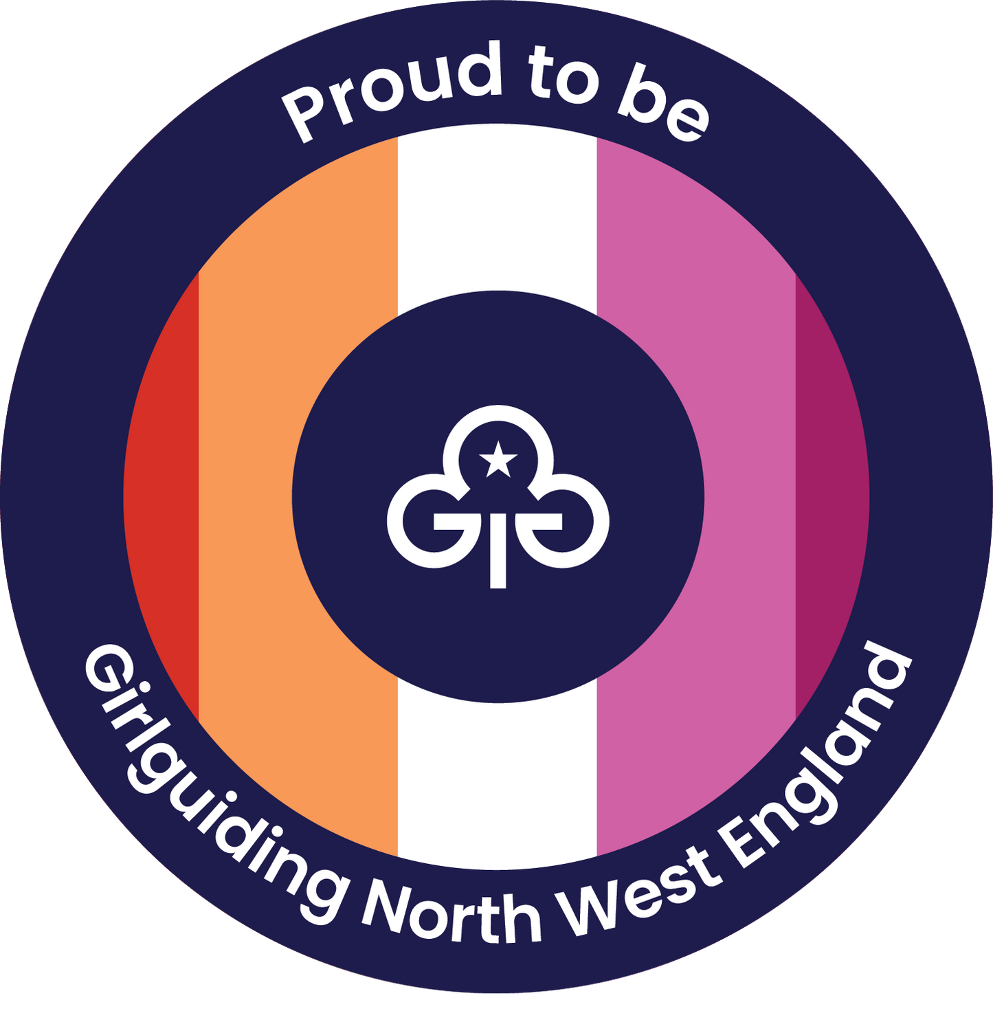 Girlguiding North West England  - Proud to be....Lesbian Woven Badge