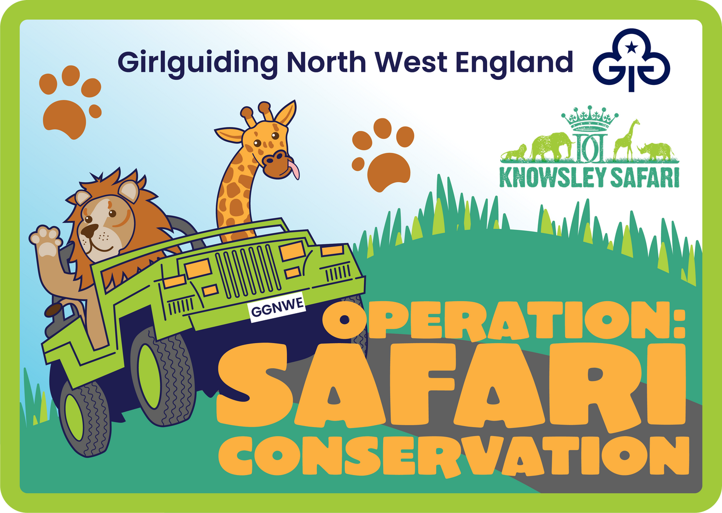 Operation: Safari Conservation Woven Badge