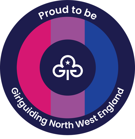 Girlguiding North West England  - Proud to be.... Bisexual Pride Woven Badge