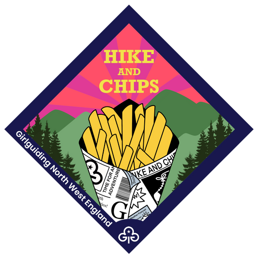 Chips and Hike Woven Badge