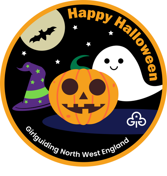 Region Happy Halloween! Glow in the dark woven badge!