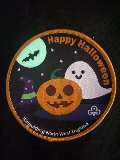 Region Happy Halloween! Glow in the dark woven badge!