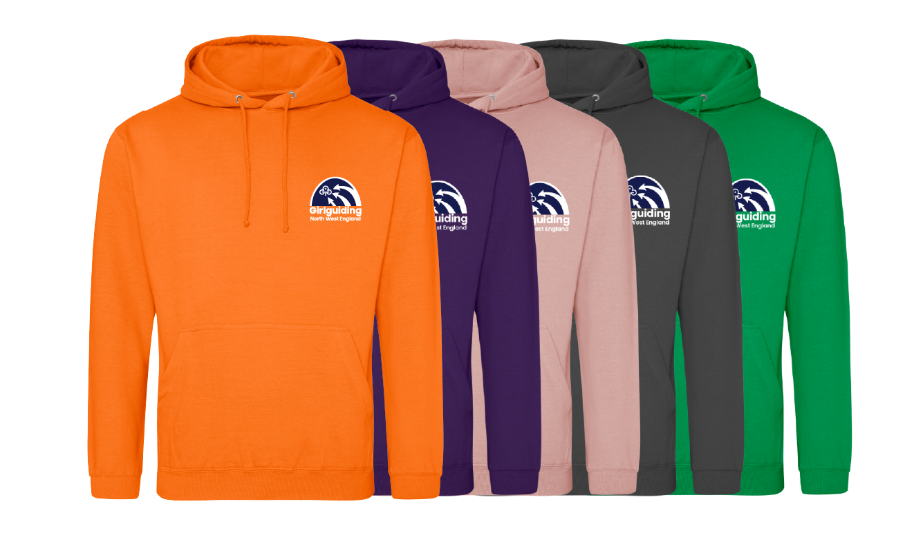 Region logo pullover and zipped hoodies