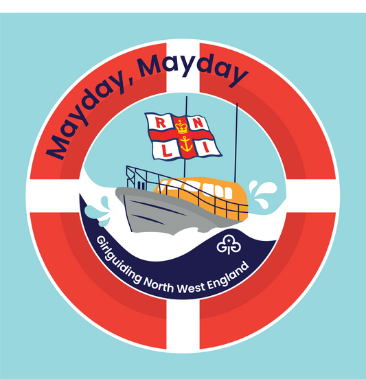 Mayday Challenge RNLI Region Woven Badge