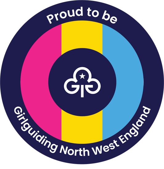 Girlguiding North West England  - Proud to be.... Pansexual Pride Woven Badge