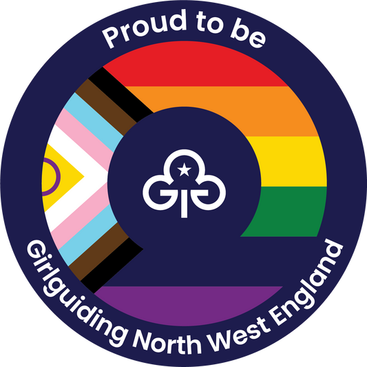 Girlguiding North West England  - Proud to be.... Gay Pride Woven Badge