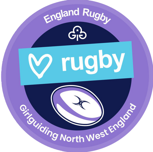 Love Rugby Woven Badge