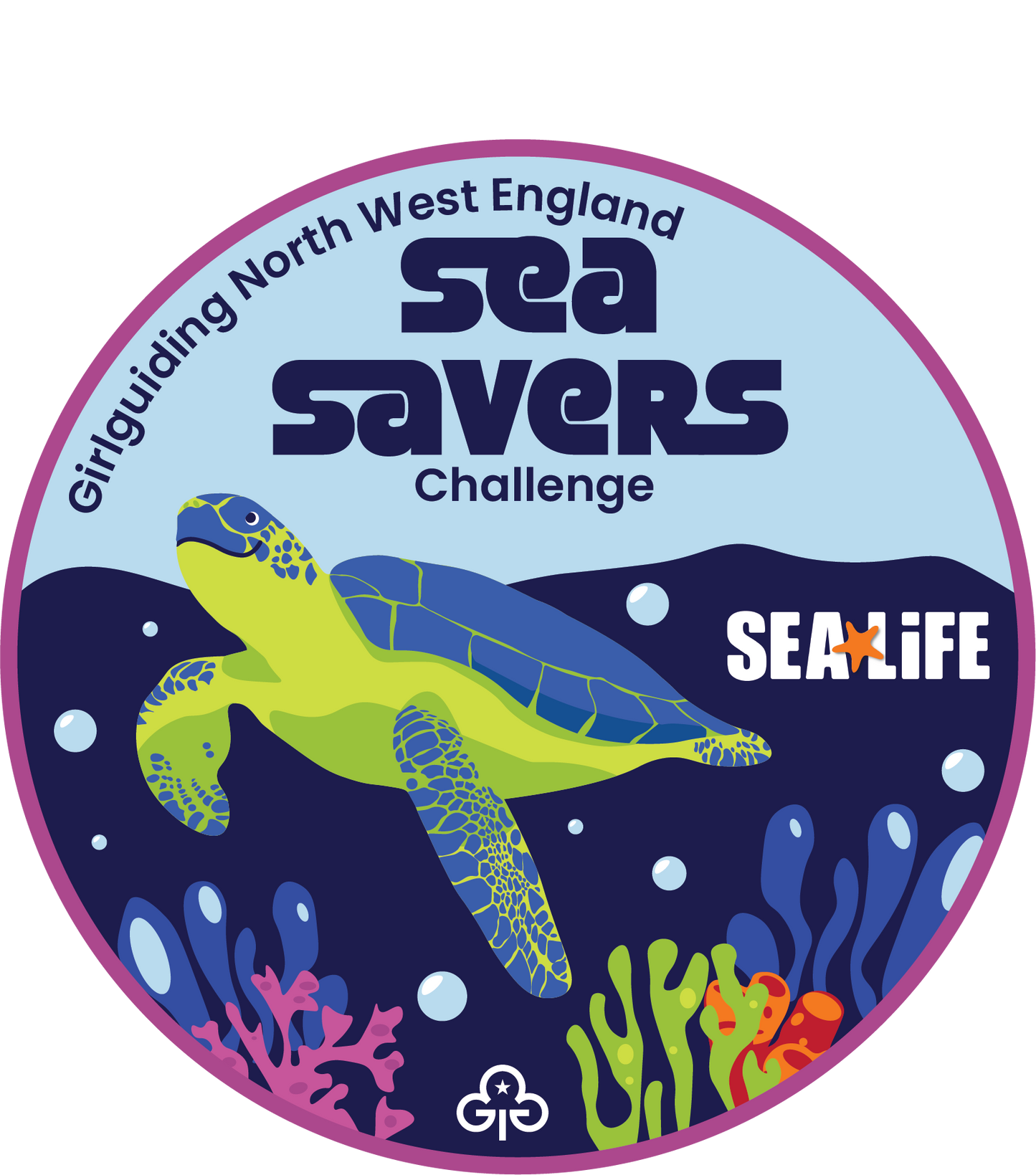 Sea Savers Challenge woven badge