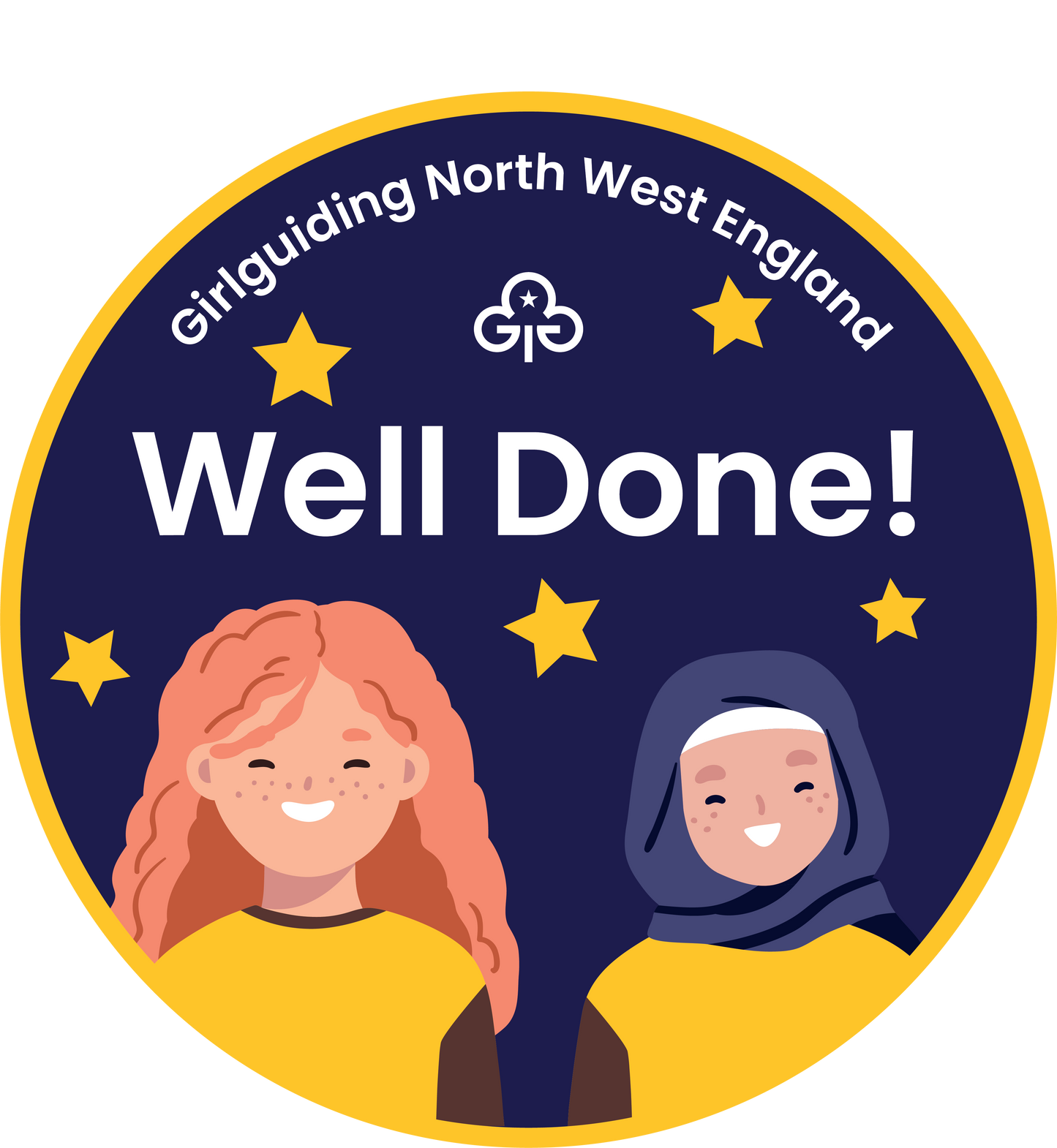 Region Well Done Brownies woven badge