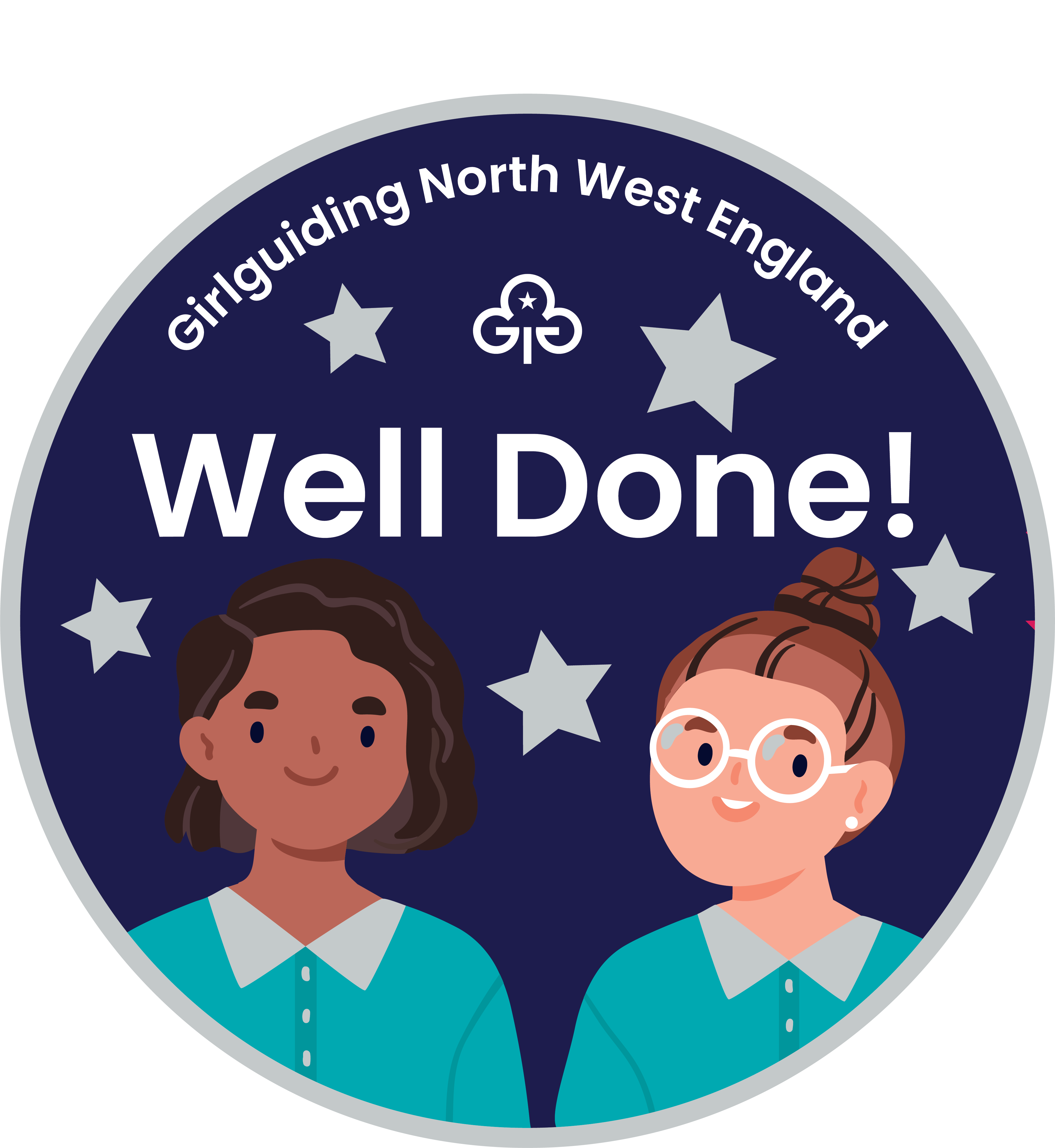 Region Well Done Rangers woven badge – Girlguiding North West England Shop