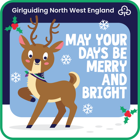 Merry and Bright Region Christmas Badge 2024