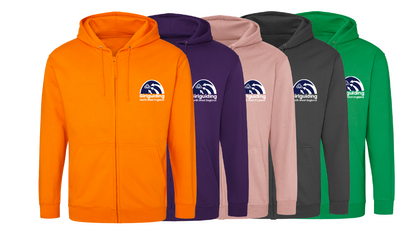Region logo pullover and zipped hoodies