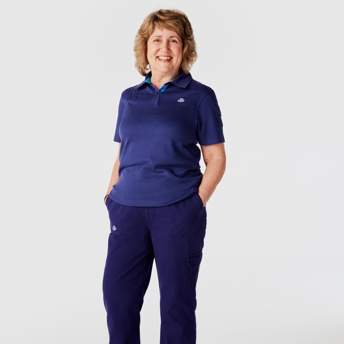 Girlguiding uniform adults polo shirt