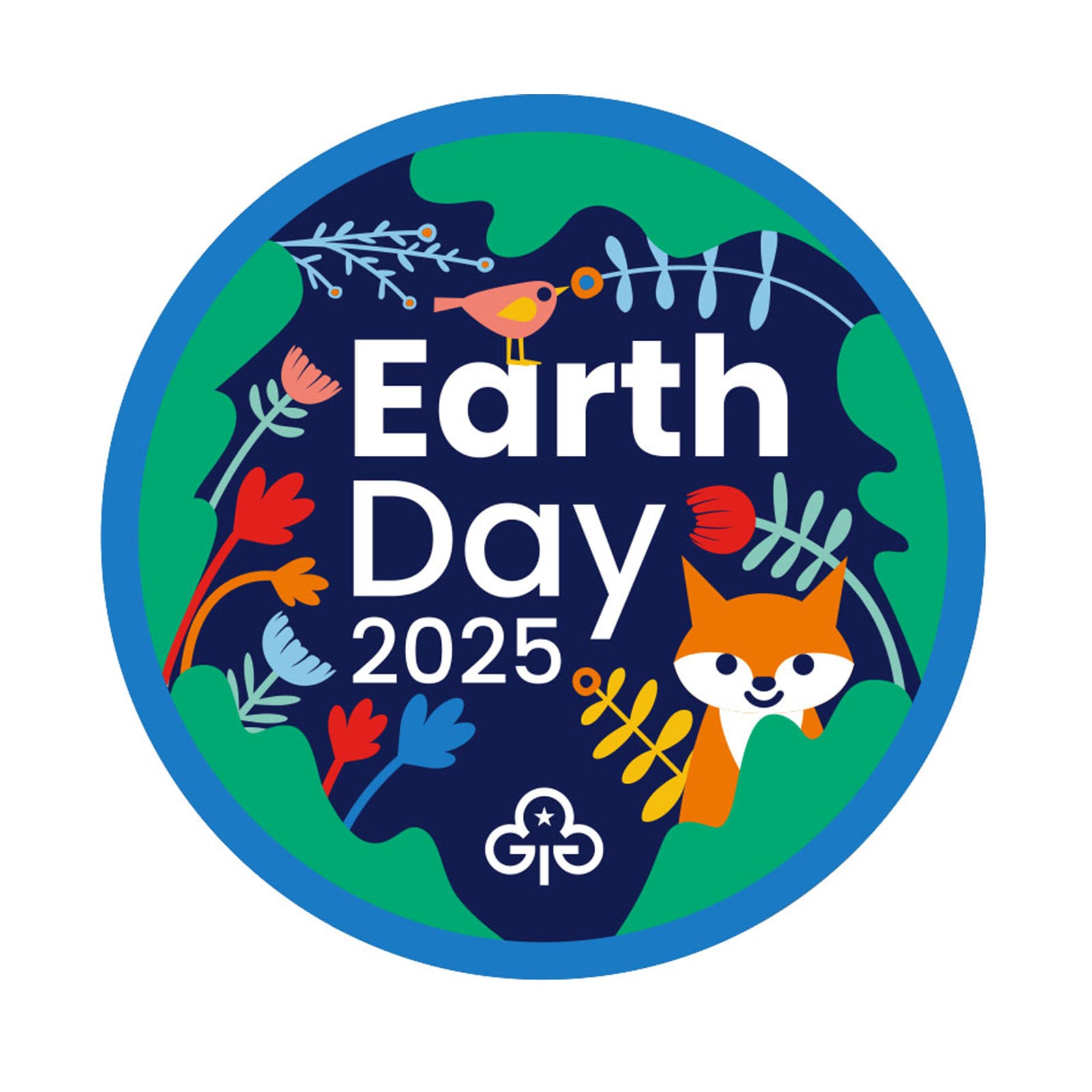 Earth Day 2025 Woven Badge Girlguiding North West England Shop Earth Day 2025 Theme Uk Us