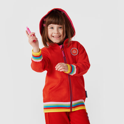 Rainbows uniform zip hoodie