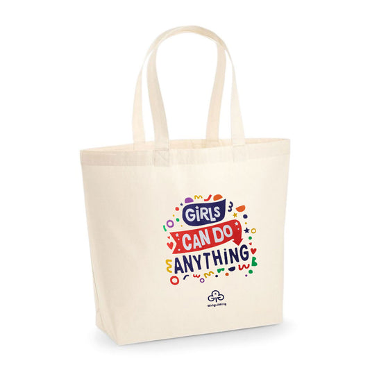 Girls can do anything tote bag