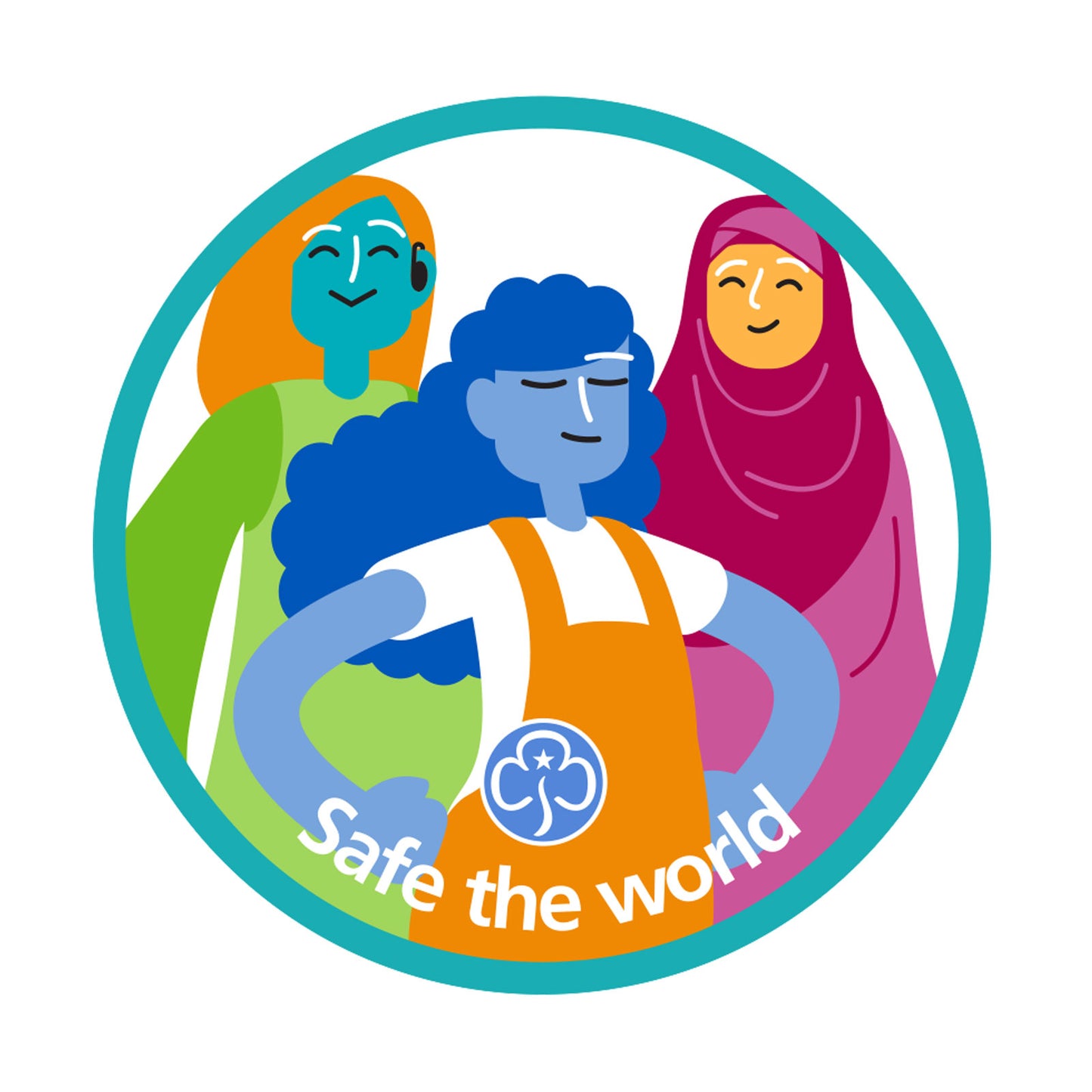 Safe The World Woven Badge