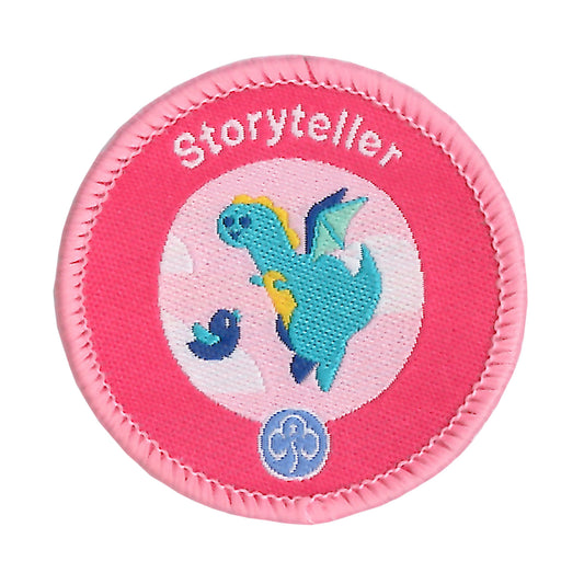 Rainbows Storyteller Woven Badge