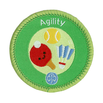Rainbows Agility Woven Badge