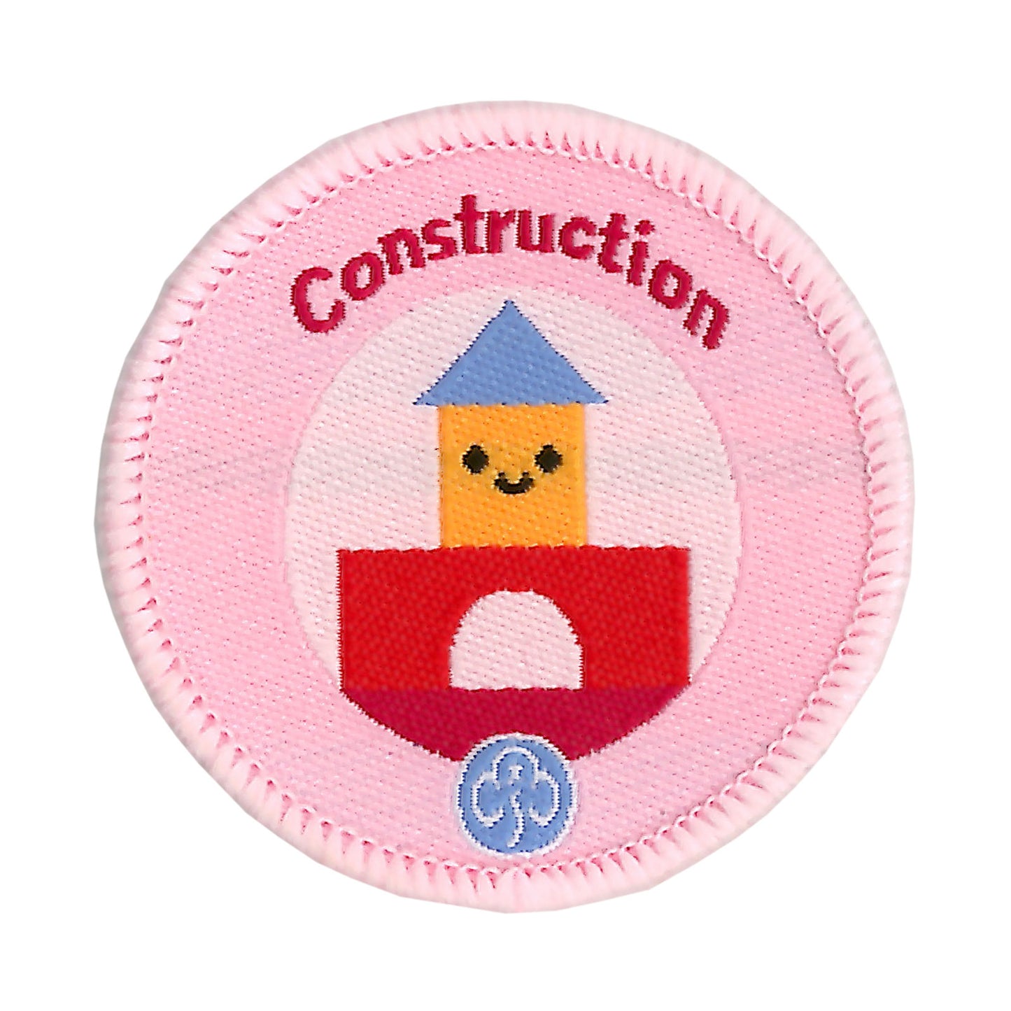 Rainbows Construction Woven Badge