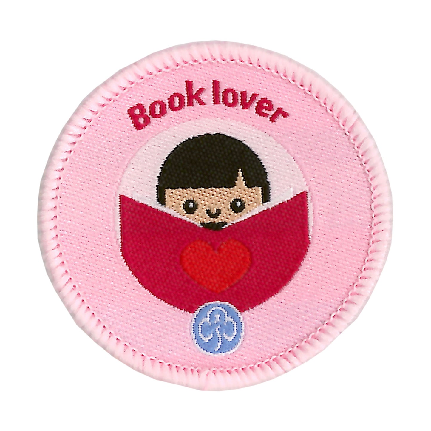 Rainbows Book Lover Woven Badge
