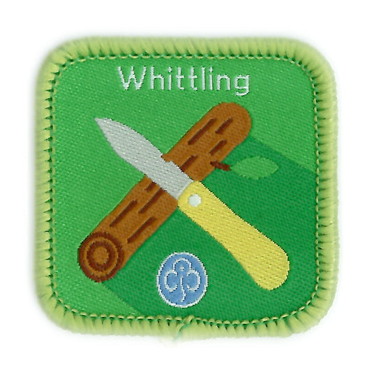 Guides Whittling Woven Badge