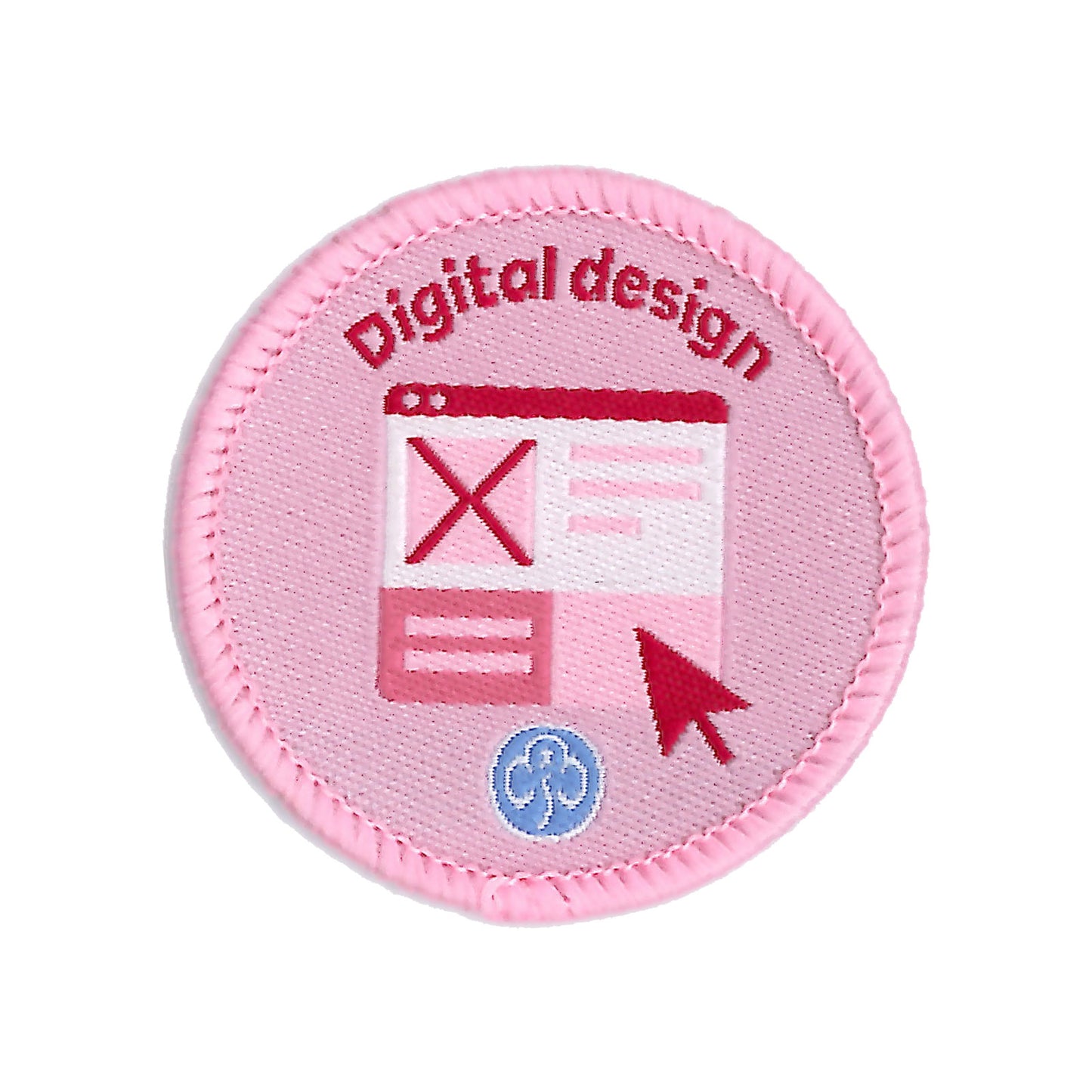 Rangers Digital Design Woven Badge