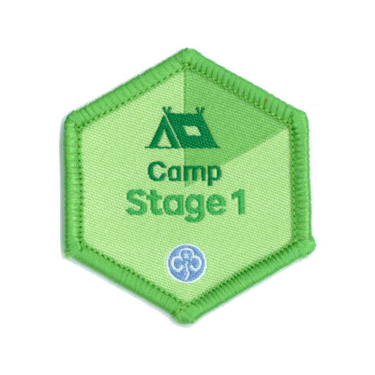 Skills Builder - Have Adventures - Camp Stage 1 Woven Badge