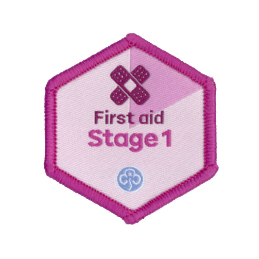 Skills Builder - Be Well - First Aid Stage 1 Woven Badge