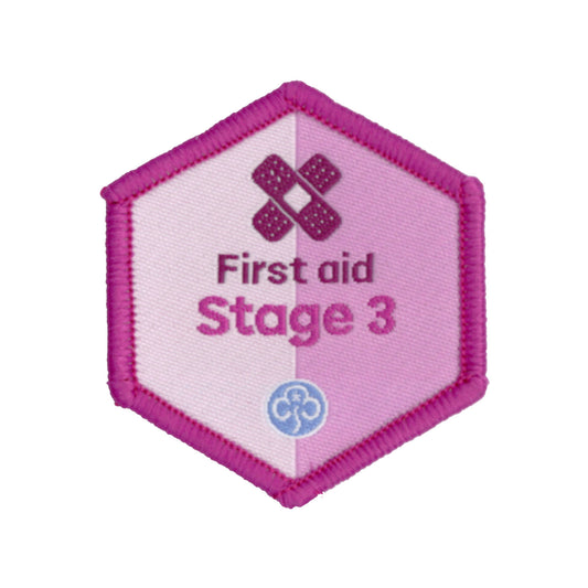 Skills Builder - Be Well - First Aid Stage 3 Woven Badge