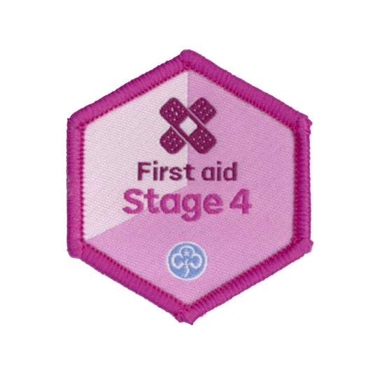 Skills Builder - Be Well - First Aid Stage 4 Woven Badge