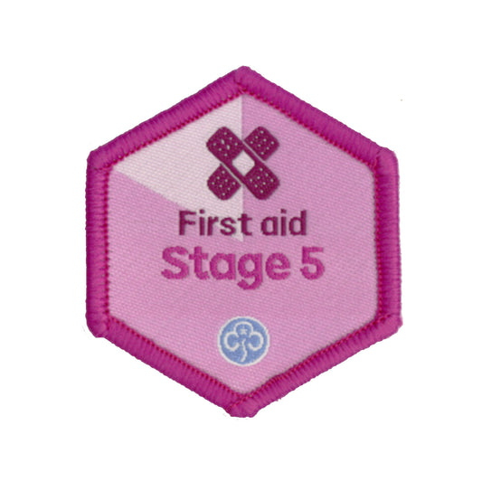 Skills Builder - Be Well - First Aid Stage 5 Woven Badge