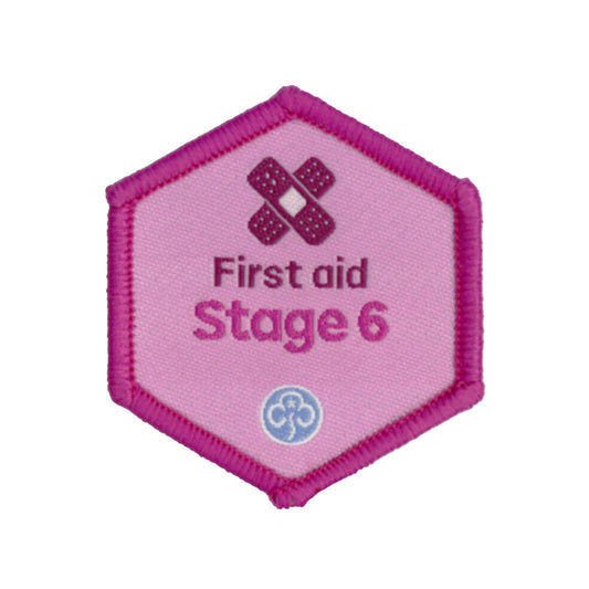 Skills Builder - Be Well - First Aid Stage 6 Woven Badge