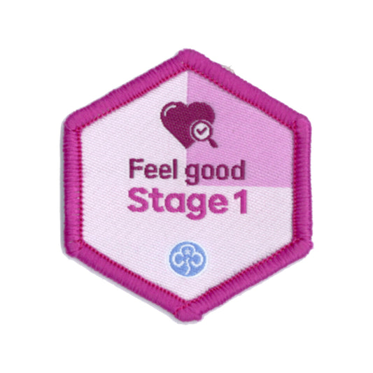 Skills Builder - Be Well - Feel Good Stage 1 Woven Badge