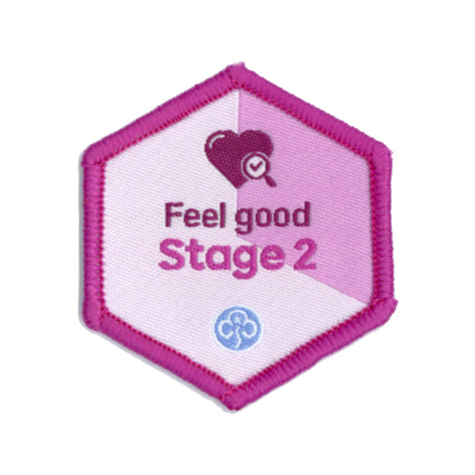 Skills Builder - Be Well - Feel Good Stage 2 Woven Badge