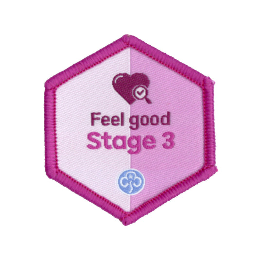 Skills Builder - Be Well - Feel Good Stage 3 Woven Badge