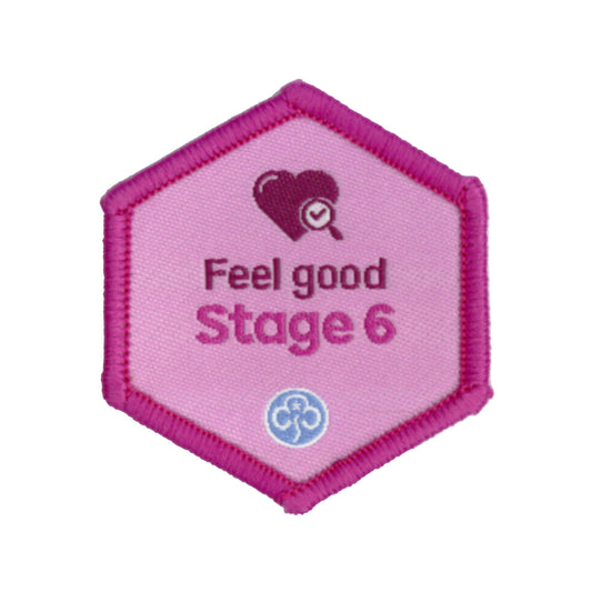 Skills Builder - Be Well - Feel Good Stage 6 Woven Badge