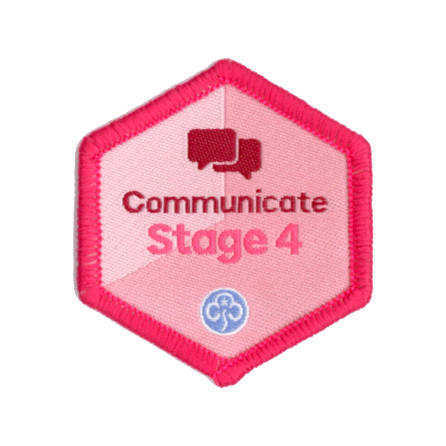 Skills Builder - Express Myself - Communicate Stage 4 Woven Badge