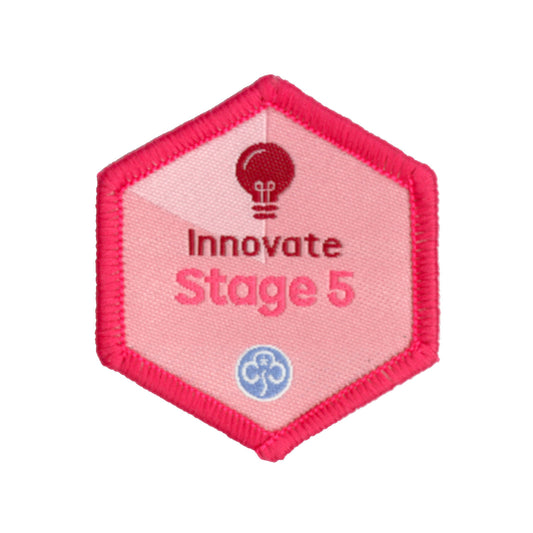 Skills Builder -  Express Myself - Innovate Stage 5 Woven Badge