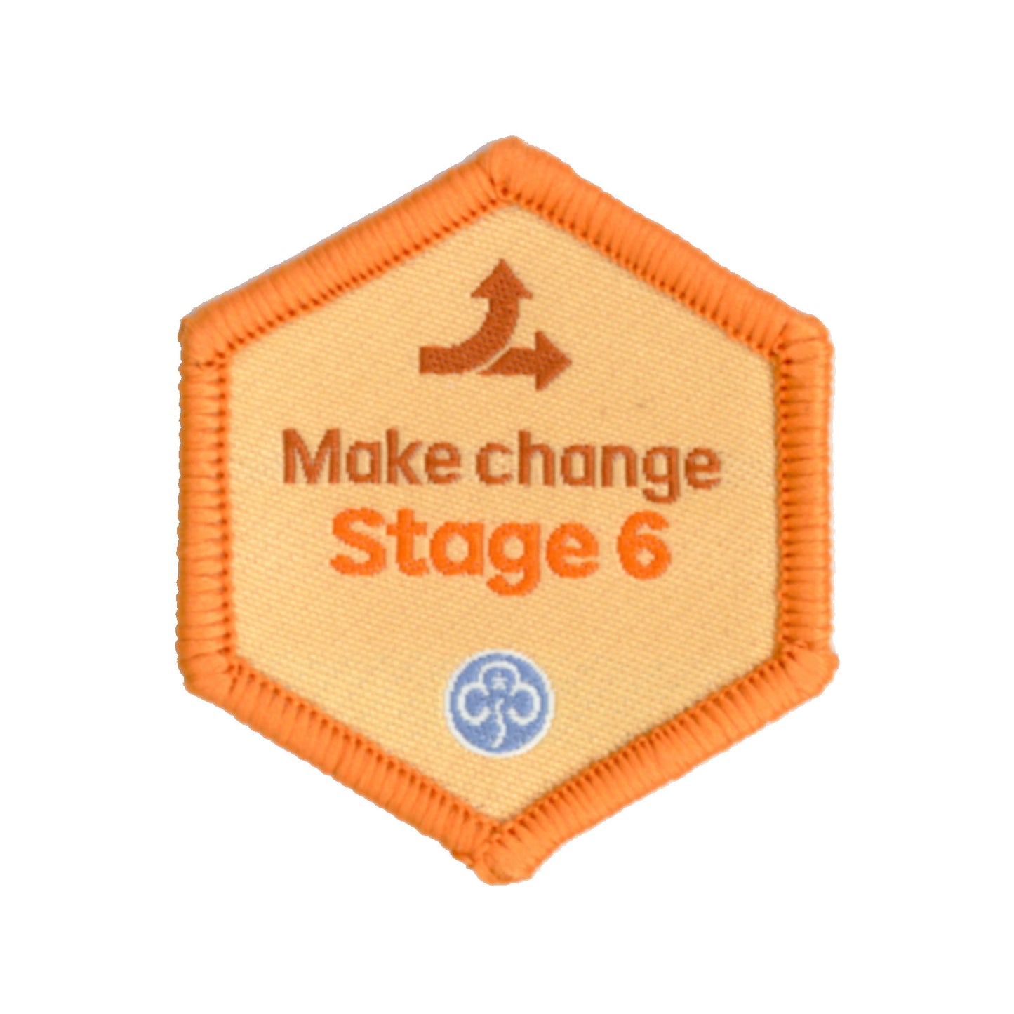 Skills Builder - Take Action - Make Change Stage 6 Woven Badge