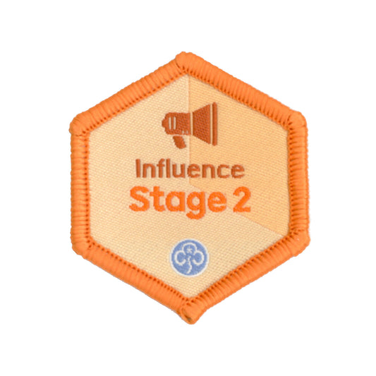 Skills Builder - Take Action - Influence Stage 2 Woven Badge