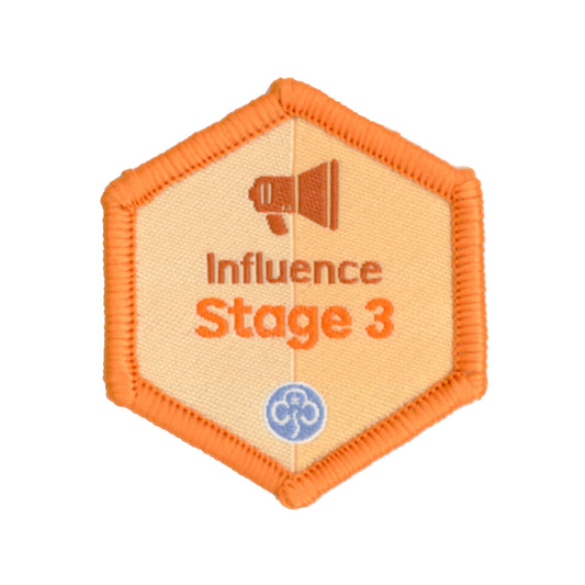 Skills Builder - Take Action - Influence Stage 3 Woven Badge